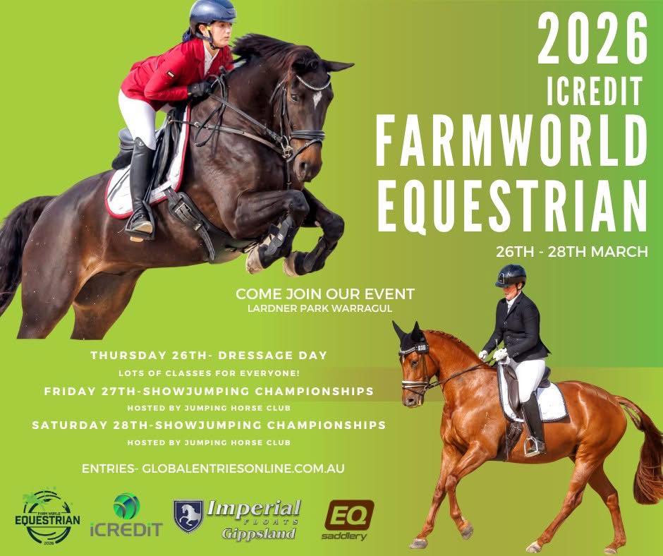 Event image for 2026 ICREDIT Farmworld Equestrian