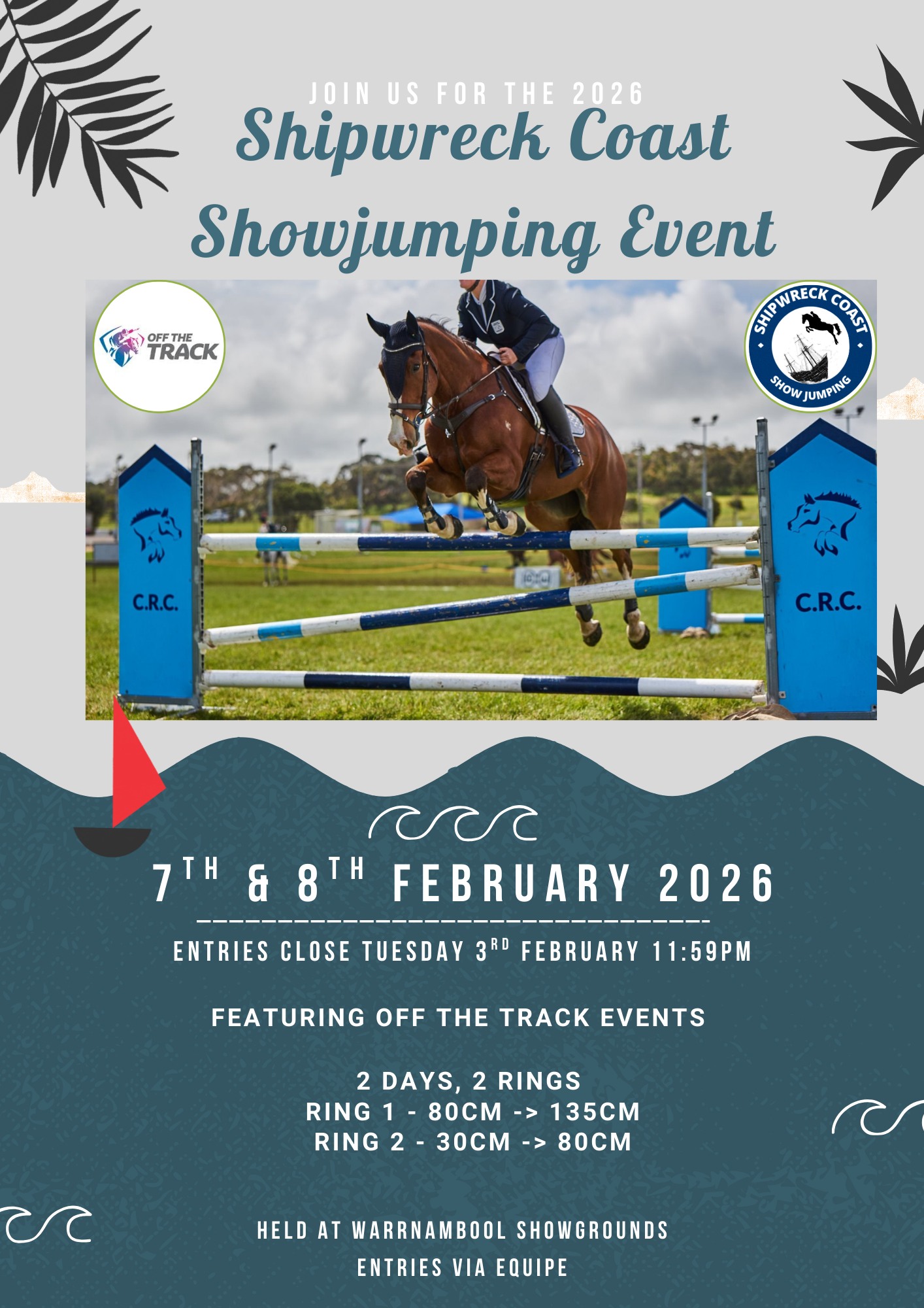 Event image for 2026 Shipwreck Coast Showjumping Event