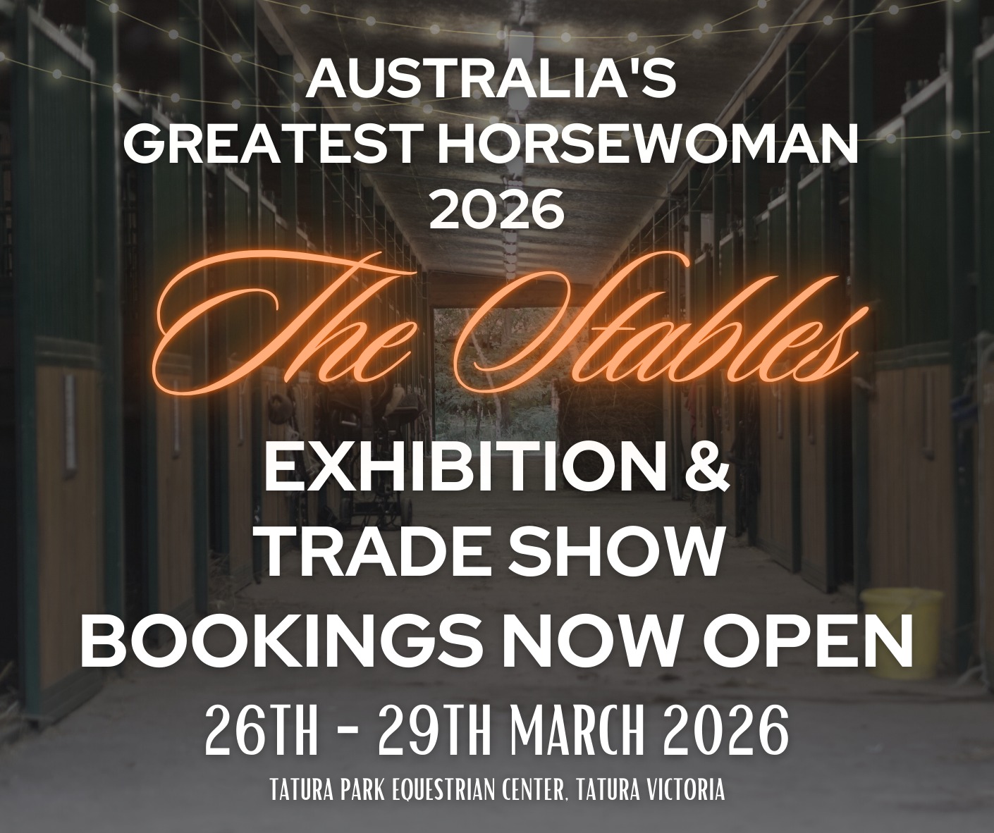 Event image for Australia's Greatest Horsewoman 2026